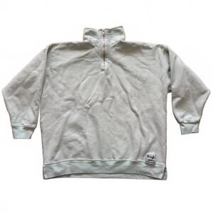 Sloppy Joe Jackie Harris Oversized Sweatshirt Organic Cotton Mint Women's Size 3